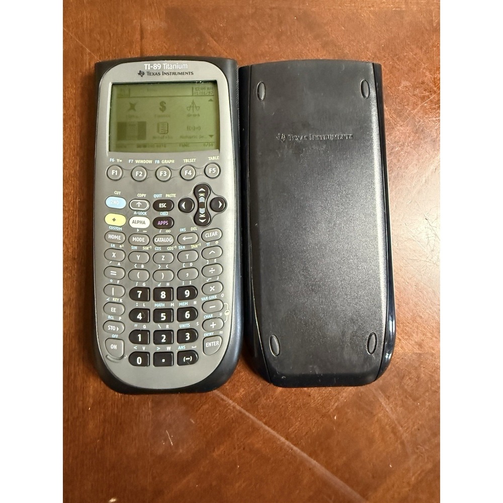 TI-89 Titanium Graphing Calculator With Cover Texas Instruments